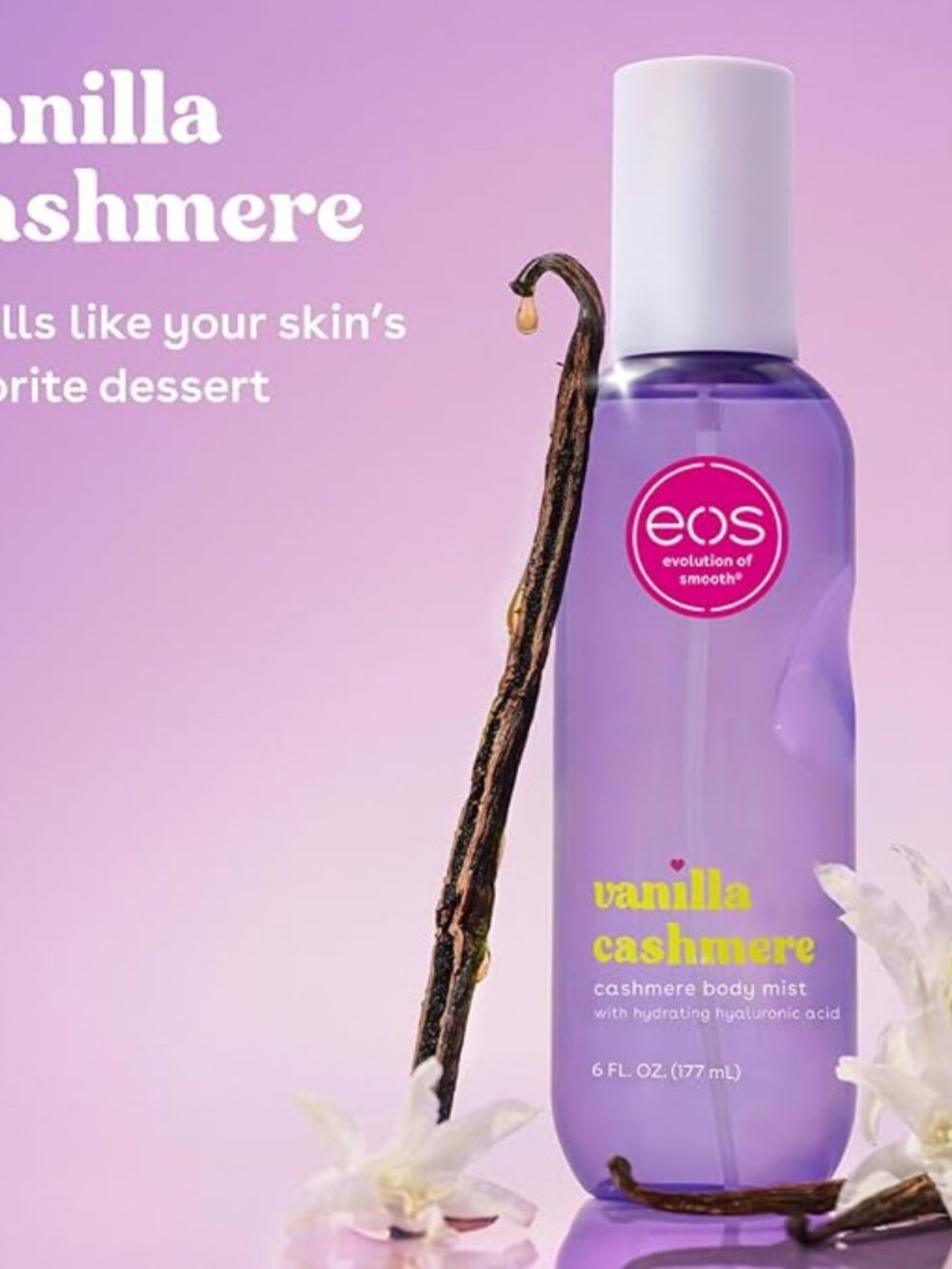 eos Cashmere Body Mist- Vanilla, Body Spray for Women, Vegan, 6 fl oz - Picture 6 of 6